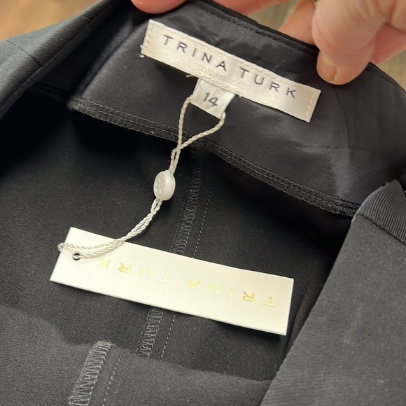 Trina Turk NWT Furusato Women's Pants with Size Tux Stripe Size 14 - Picture 12 of 16